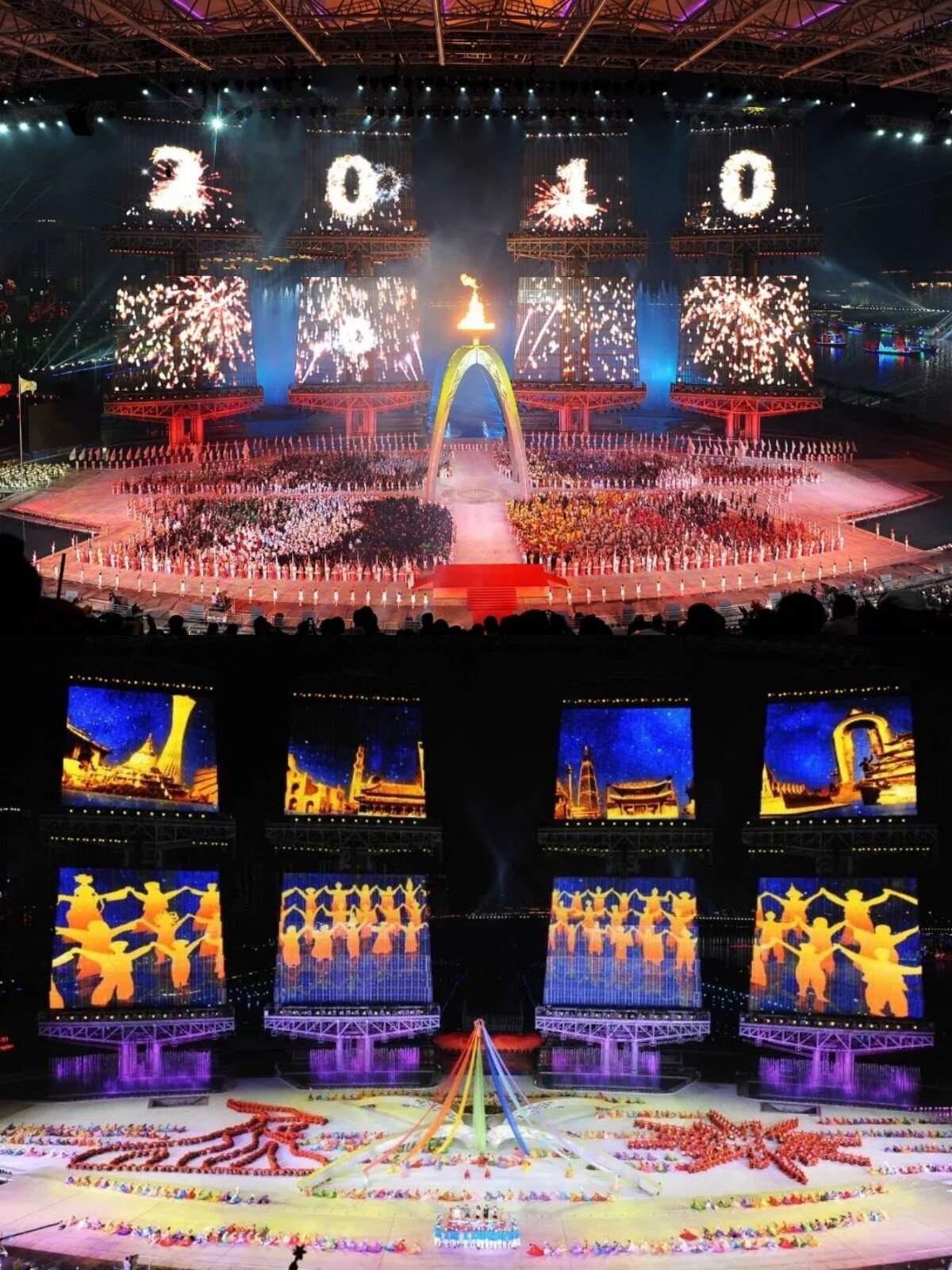 日本东京亚运会开幕式火爆表演，中国代表团闪耀夜空的简单介绍